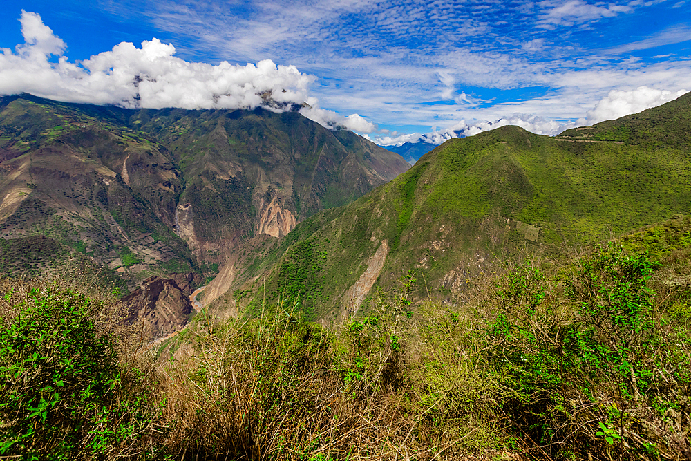 Scenery along the Choquequirao trail, Peru, South America