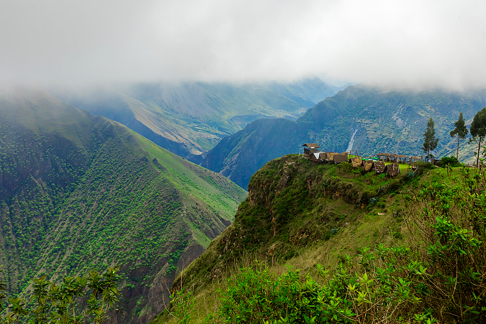 Scenery along the Choquequirao trail, Peru, South America