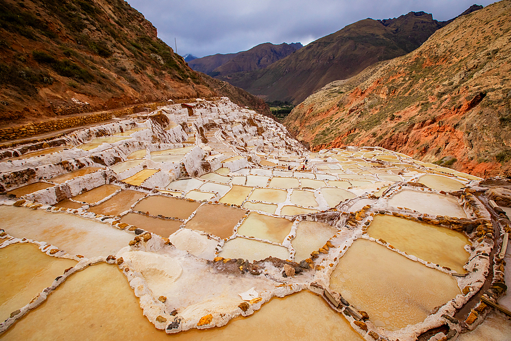 Maras Salt Mines (Salineras de Maras), Peru, South America