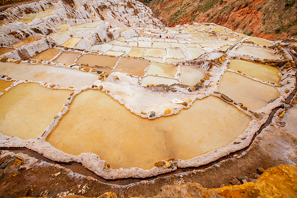 Maras Salt Mines (Salineras de Maras), Peru, South America