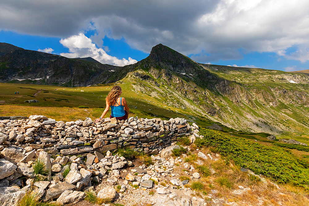 Hiking trails around Seven Rila Lakes, Bulgaria, Europe