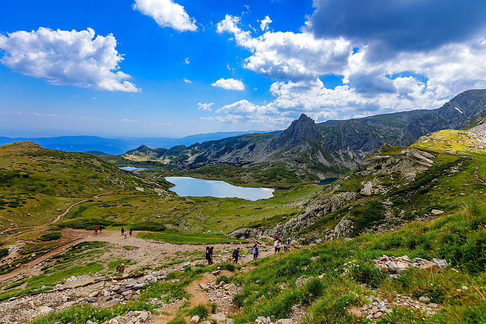 Views of Seven Rila Lakes, Bulgaria, Europe