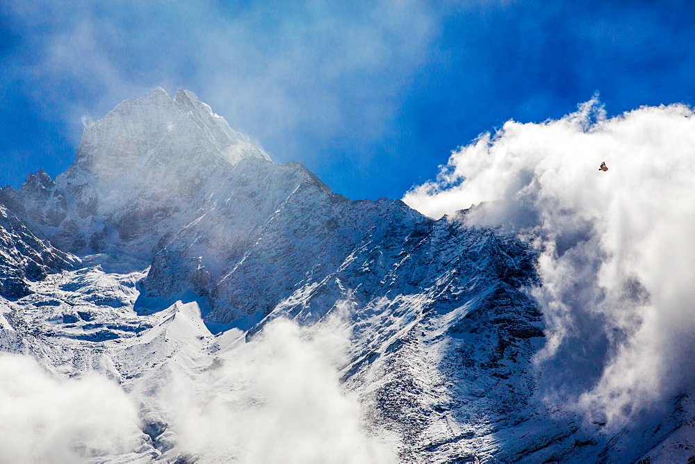 Peak of Mount Everest, Sagarmatha National Park, UNESCO World Heritage Site, Himalayas, Nepal, Asia