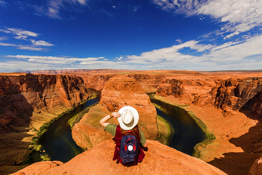 Horseshoe Bend in the Colorado River, Page, Arizona, United States of America, North America