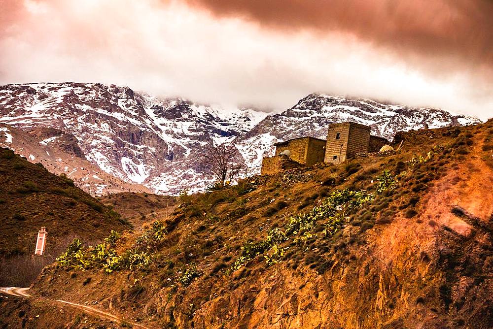 Dades Gorges scenery, Morocco, North Africa, Africa