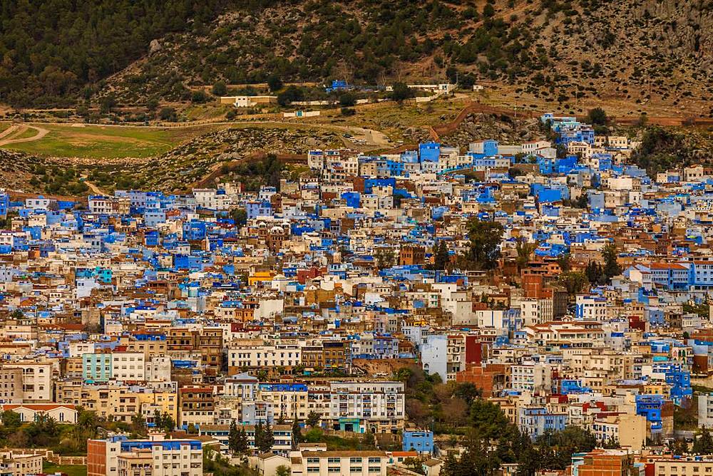 Blue City of Chefchaouen, Morocco, North Africa, Africa