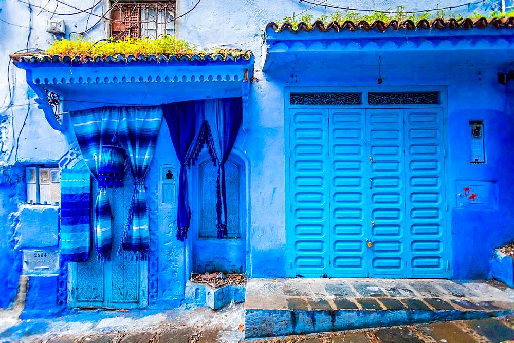 Blue City of Chefchaouen, Morocco, North Africa, Africa