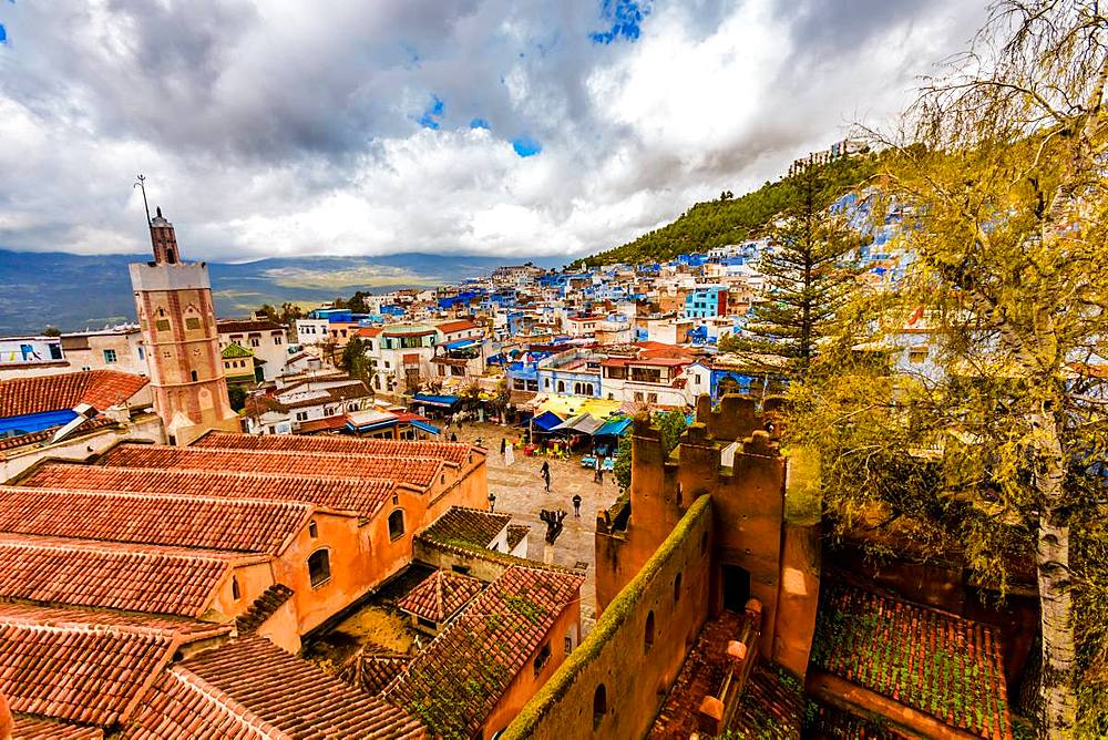 Blue City of Chefchaouen, Morocco, North Africa, Africa