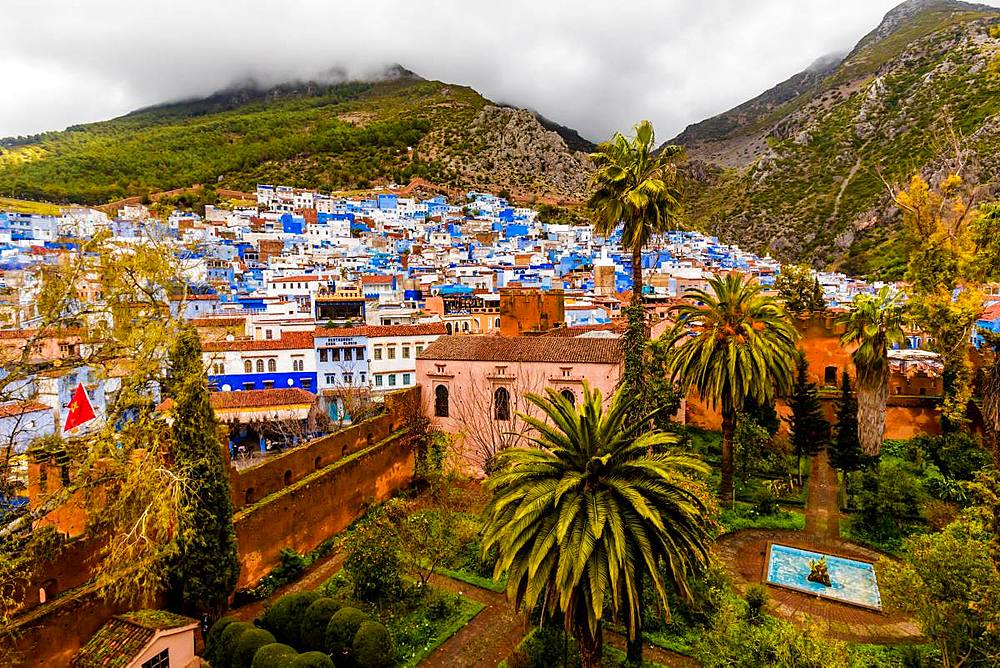 Blue City of Chefchaouen, Morocco, North Africa, Africa