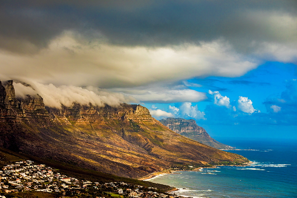 View of Camps Bay, Cape Town, South Africa, Africa