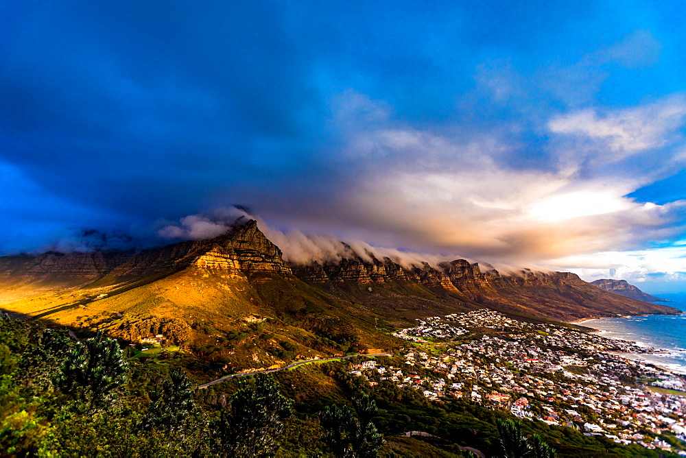 View of Camps Bay, Cape Town, South Africa, Africa