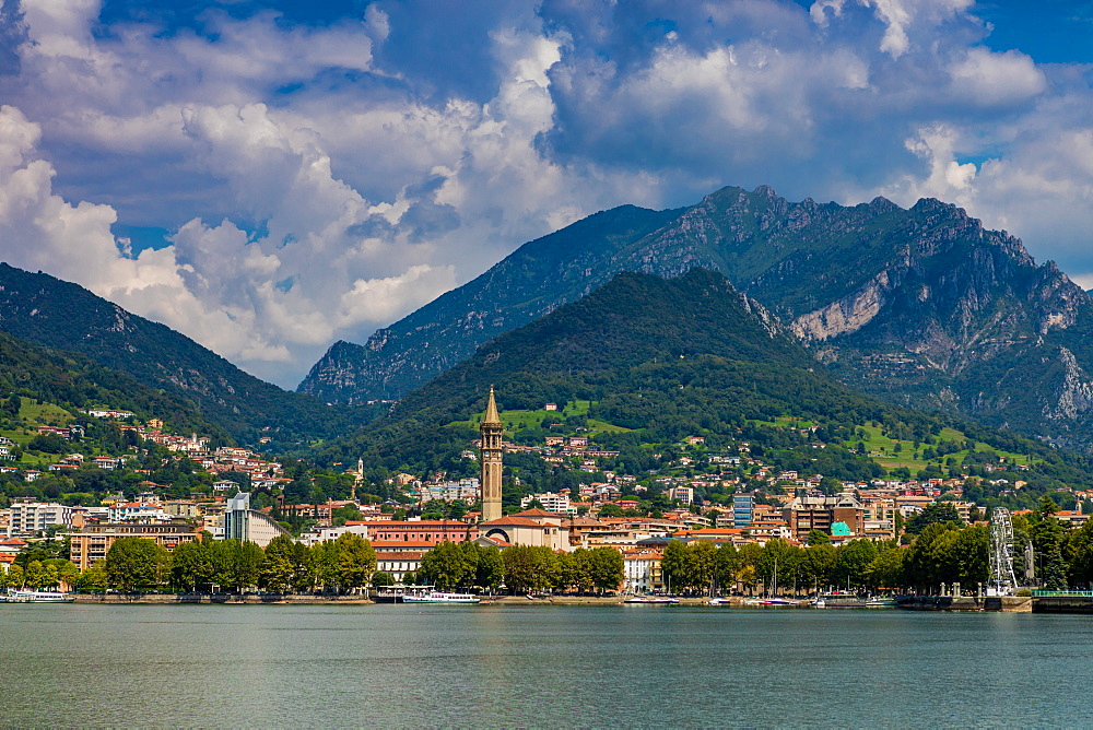 Scenic view from Castello di Rossino, Lake Como, Italian Lakes, Lombardy, Italy, Europe