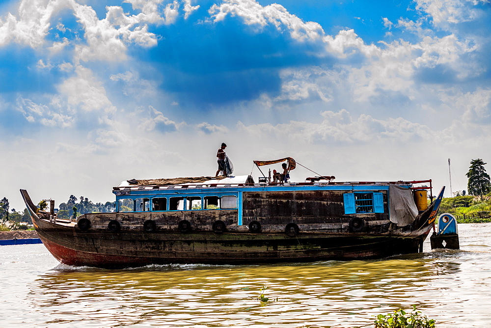 Village life on the Mekong Delta, Vietnam, Indochina, Southeast Asia, Asia