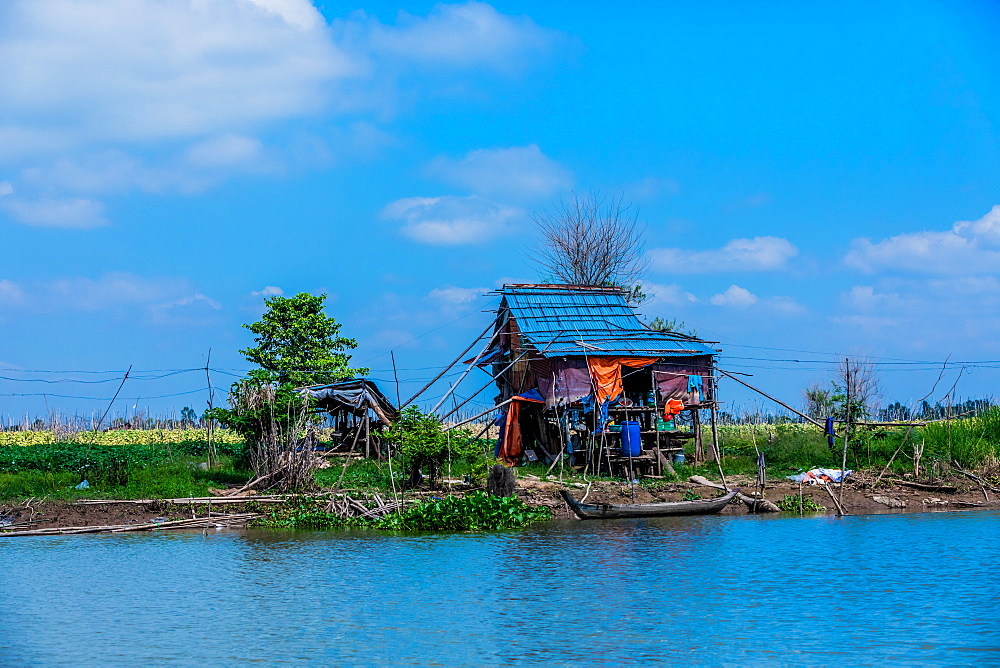 Village life on the Mekong Delta, Vietnam, Indochina, Southeast Asia, Asia