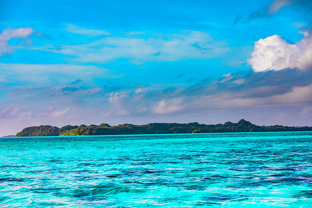 View of Koror's rock islands, Koror Island, Palau, Micronesia, Pacific