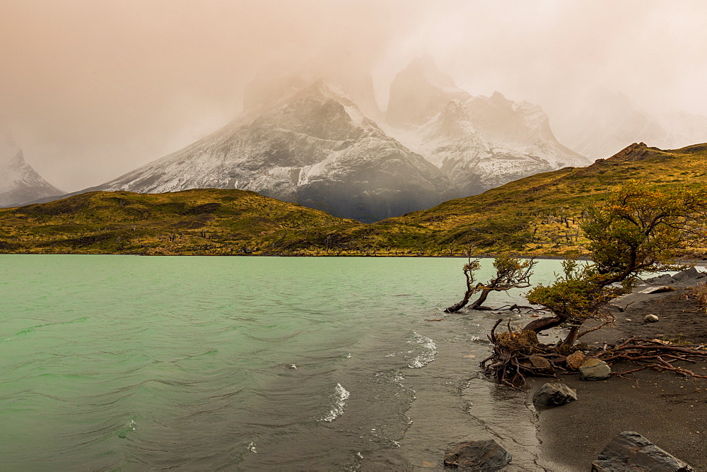 Beautiful scenery in Torres del Paine National Park, Patagonia, Chile, South America