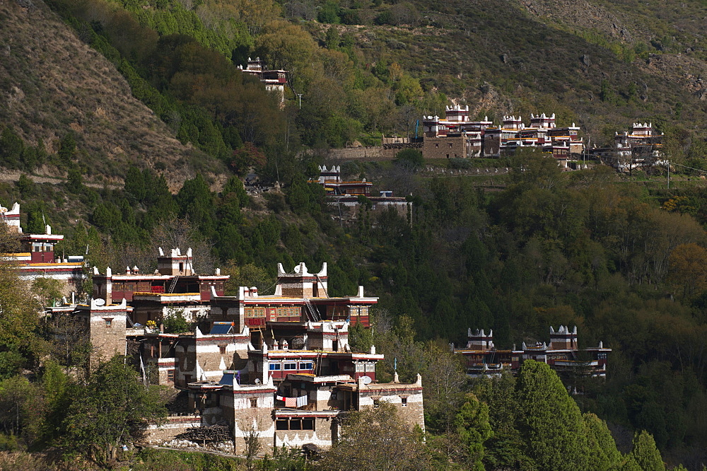 A remote Tibetan village called Jiaju Zangzhai, Sichuan Province, China, Asia