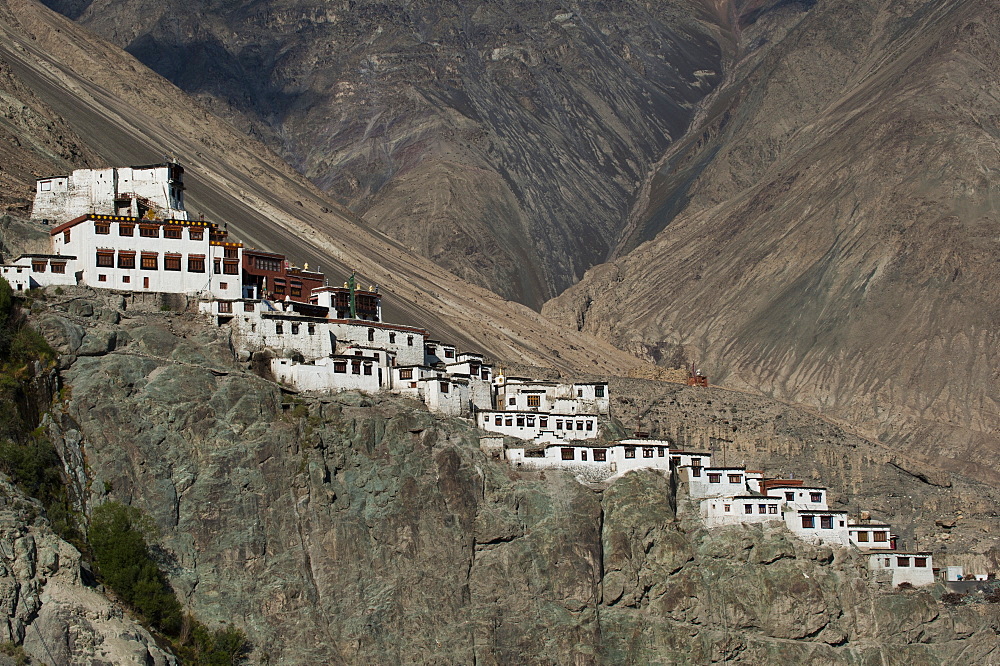 Diskit Monastery in the remote Nubra Valley, Ladakh, north India, Asia