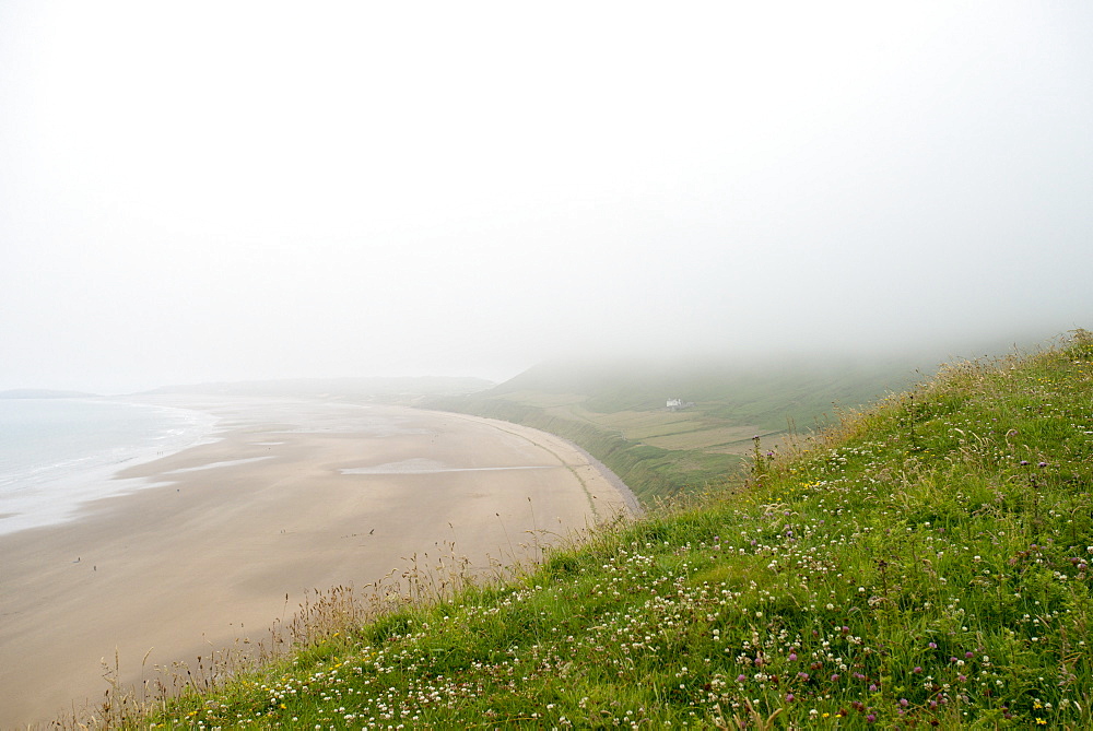 Rhossili Bay on The Gower in South Wales, United Kingdom, Europe