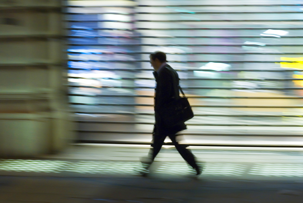 Pedestrian on Regent Street in London, England, United Kingdom, Europe