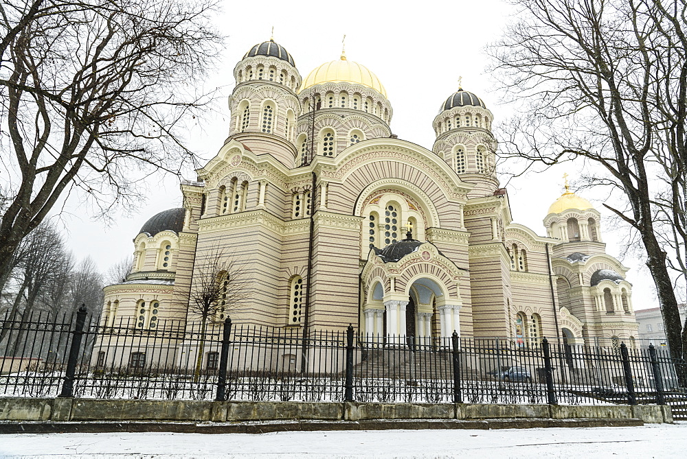 Nativity of Christ Cathedral, Russian Orthodox, Riga, Latvia, Europe