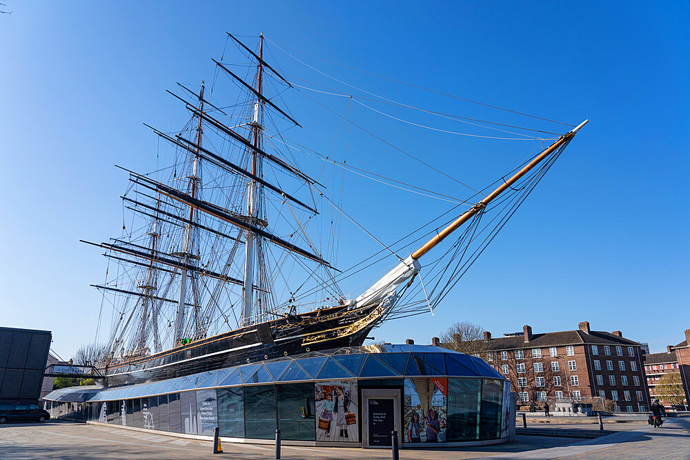 Cutty Sark, Royal Museums, UNESCO World Heritage Site, Greenwich, London, England, United Kingdom, Europe