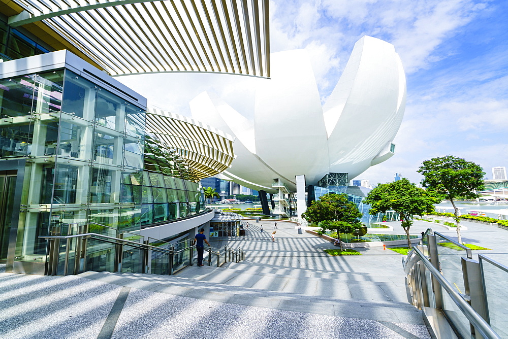 The Shoppes at Marina Bay Sands and ArtScience Museum, Marina Bay, Singapore, Southeast Asia, Asia