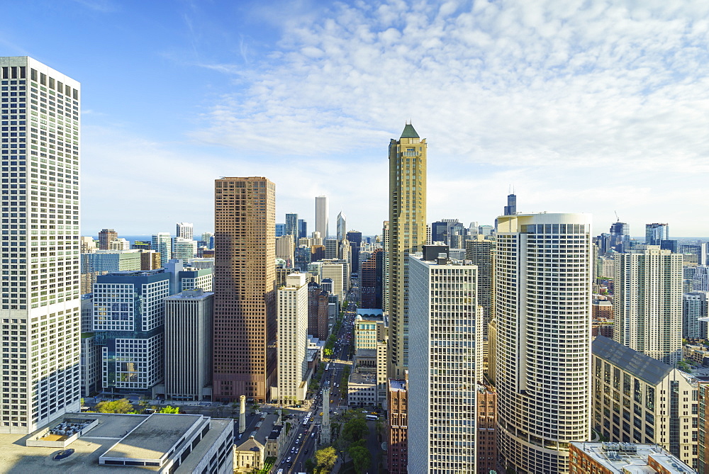 City skyline, Chicago, Illinois, United States of America, North America