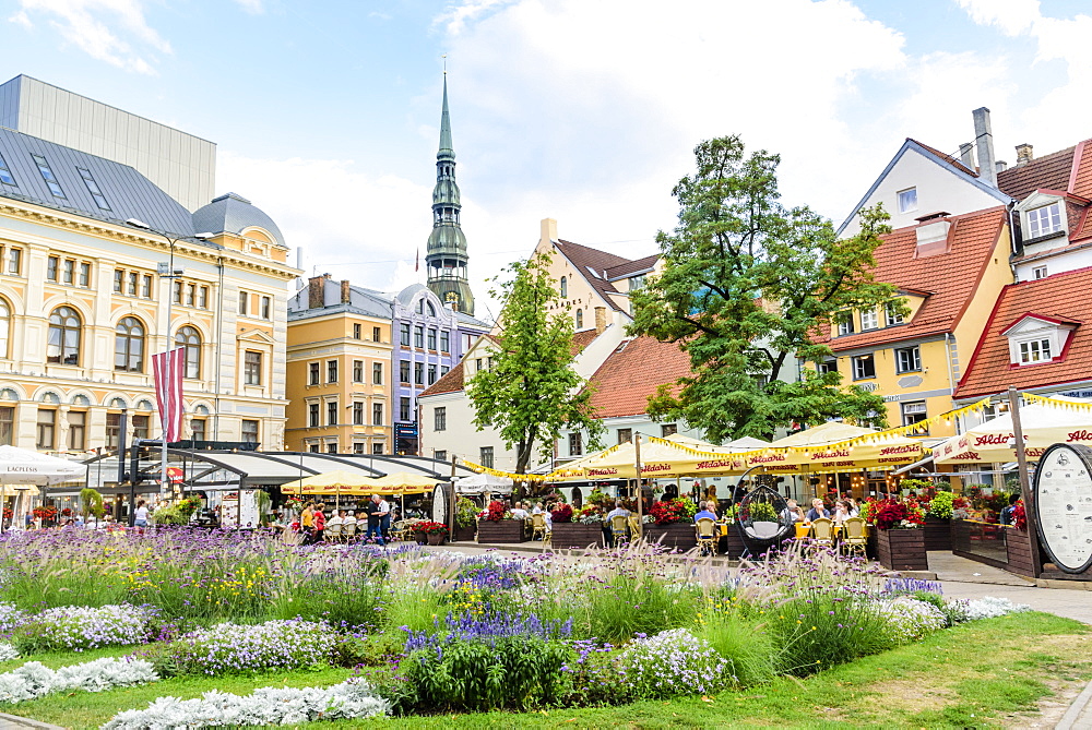 Livu Square, UNESCO World Heritage Site, Riga, Latvia, Europe