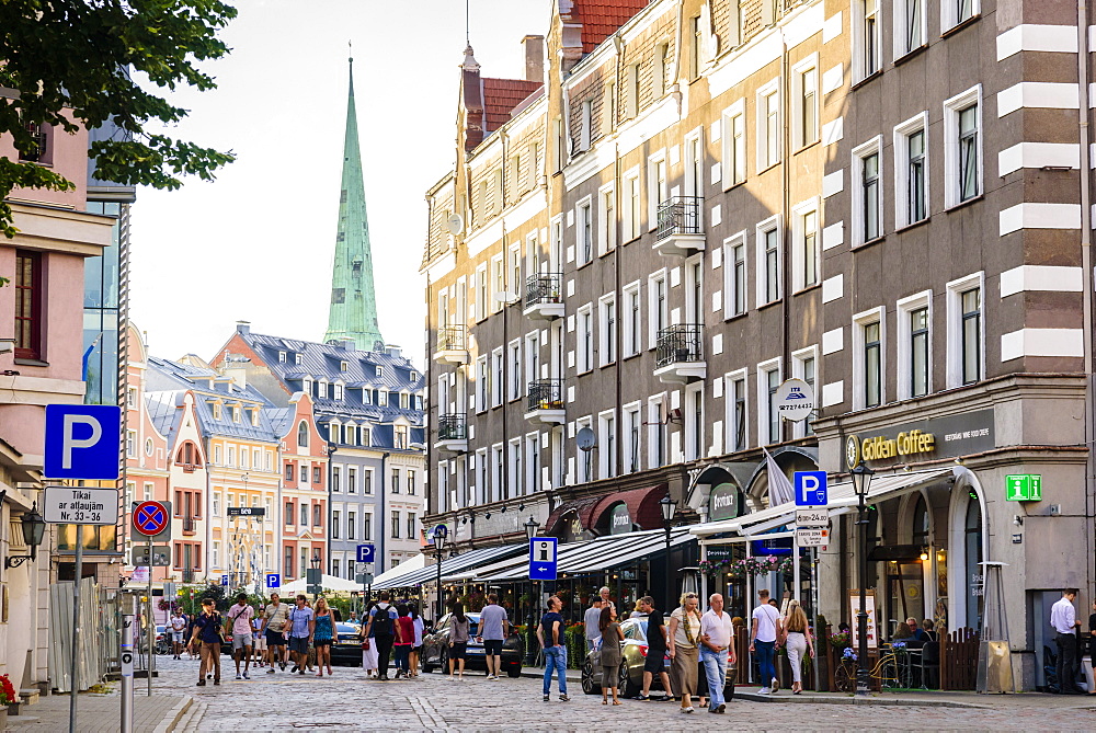 Kungu Street, Old Town, UNESCO World Heritage Site, Riga, Latvia, Europe