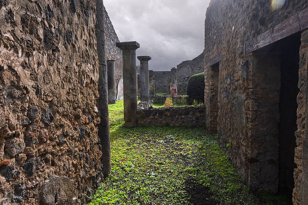 The archeological ruins of Pompeii. A UNESCO World Heritage site. Italy, Europe.