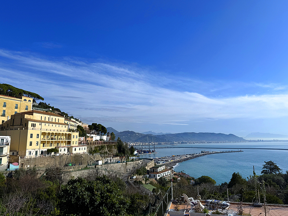 The town of Vietri sul Mare on the Amalfi Coast. Italy. Europe.