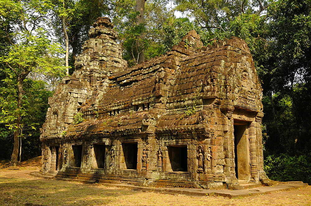 Ta Prohm Temple, Angkor, UNESCO World Heritage Site, Siem Reap, Cambodia, Indochina, Southeast Asia, Asia