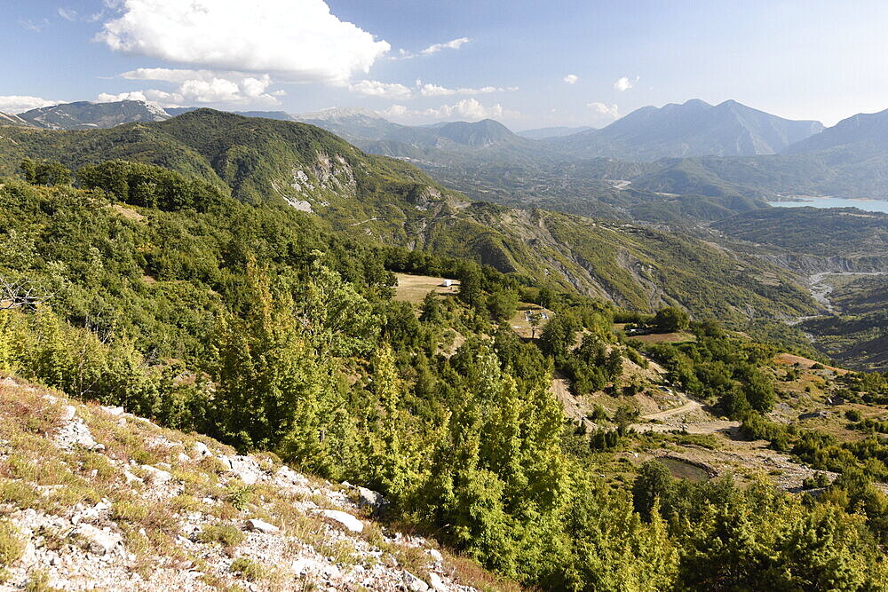 A path through the mountains in National Park Prokletije, Albania, Europe