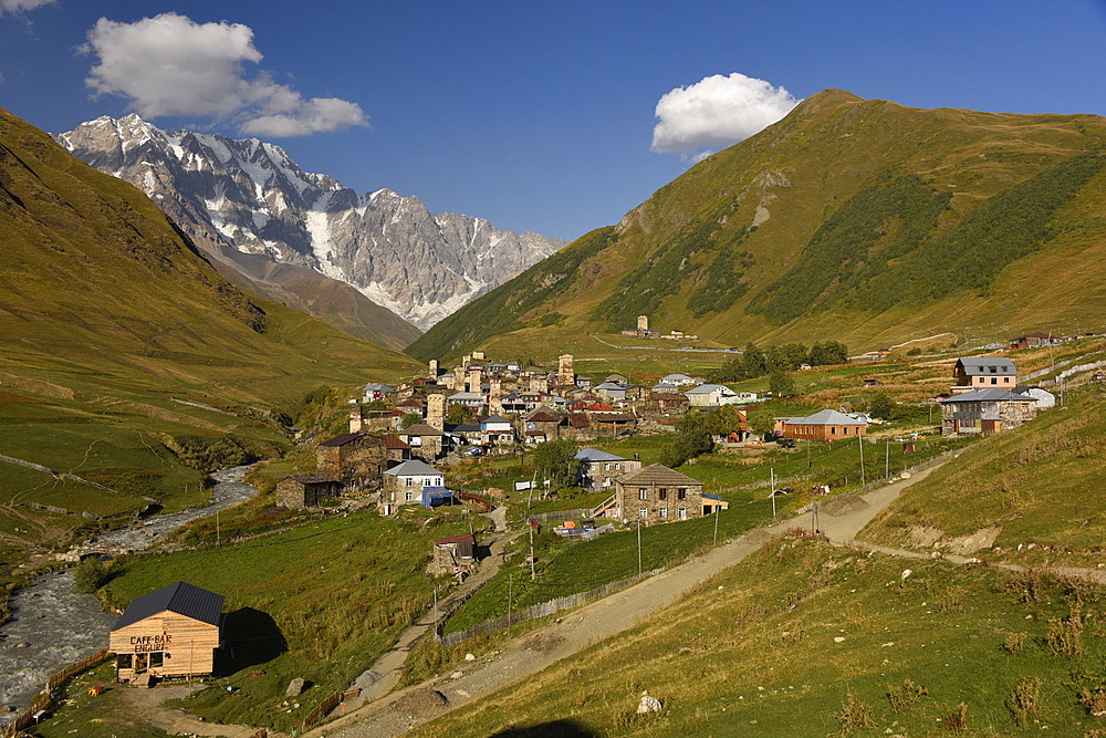 Ushguli village, UNESCO World Heritage Site, Svaneti, Caucasus, Georgia, Central Asia, Asia