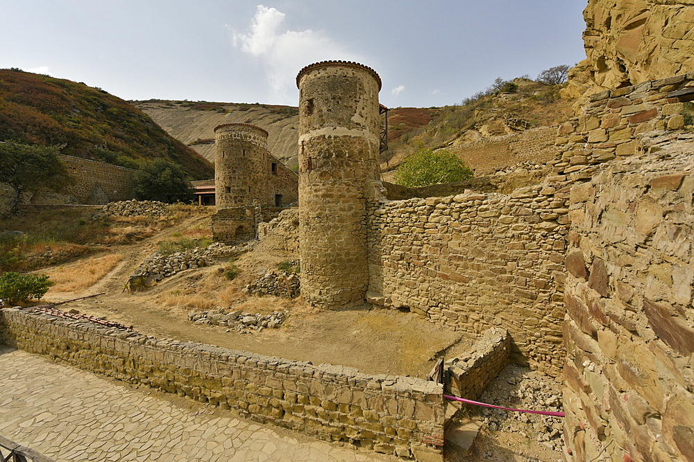 David Gareja, a rock-hewn Georgian Orthodox monastery complex located in the Kakheti region, Georgia, Central Asia, Asia