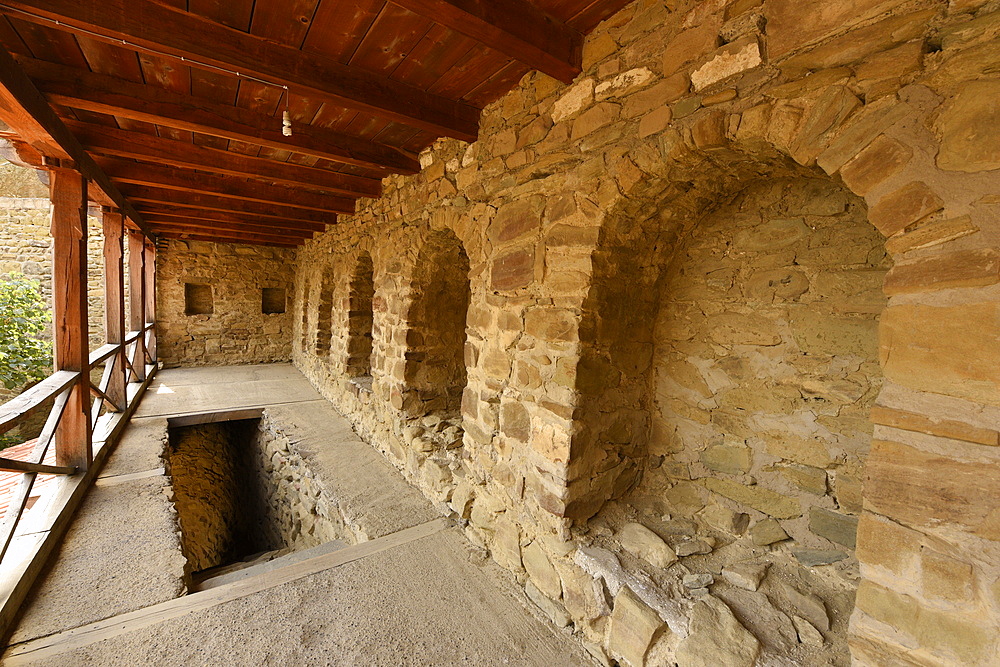 David Gareja, a rock-hewn Georgian Orthodox monastery complex located in the Kakheti region, Georgia, Central Asia, Asia