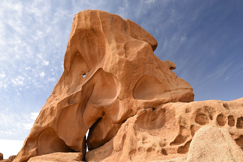 Picturesque rock formations in Tafraout, Anti-Atlas, Morocco, North Africa, Africa