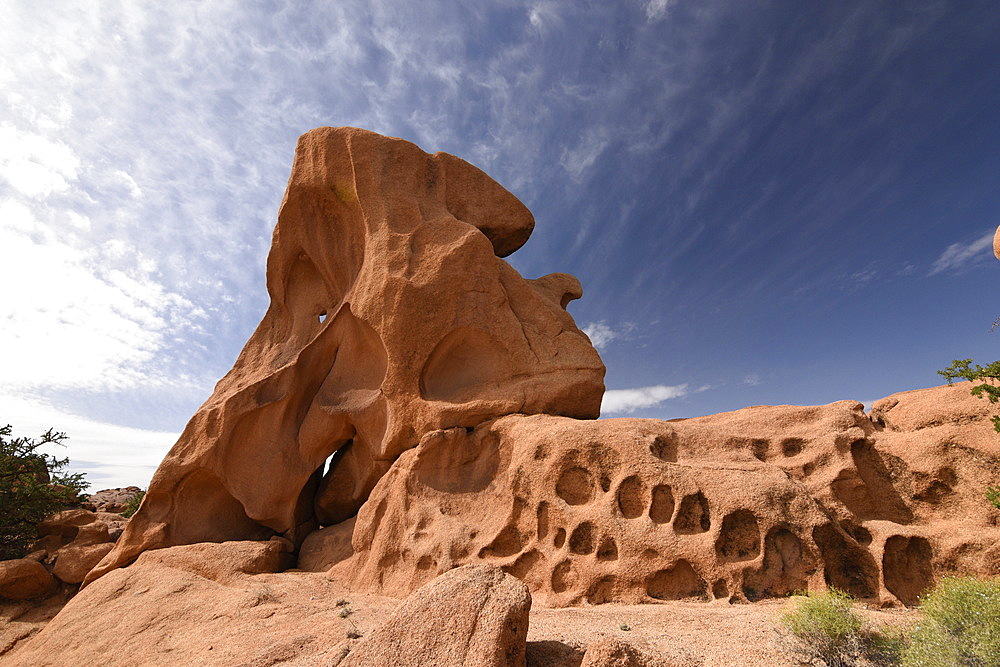 Picturesque rock formations in Tafraout, Anti-Atlas, Morocco, North Africa, Africa