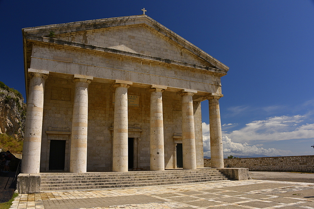 Corfu Temple Church, Corfu, Greek Islands, Greece, Europe