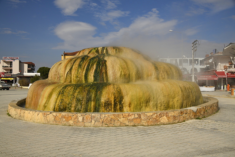 Hot springs in the village of Karakhait in Turkey, Pamukkale, Anatolia, Turkey, Asia Minor, Asia