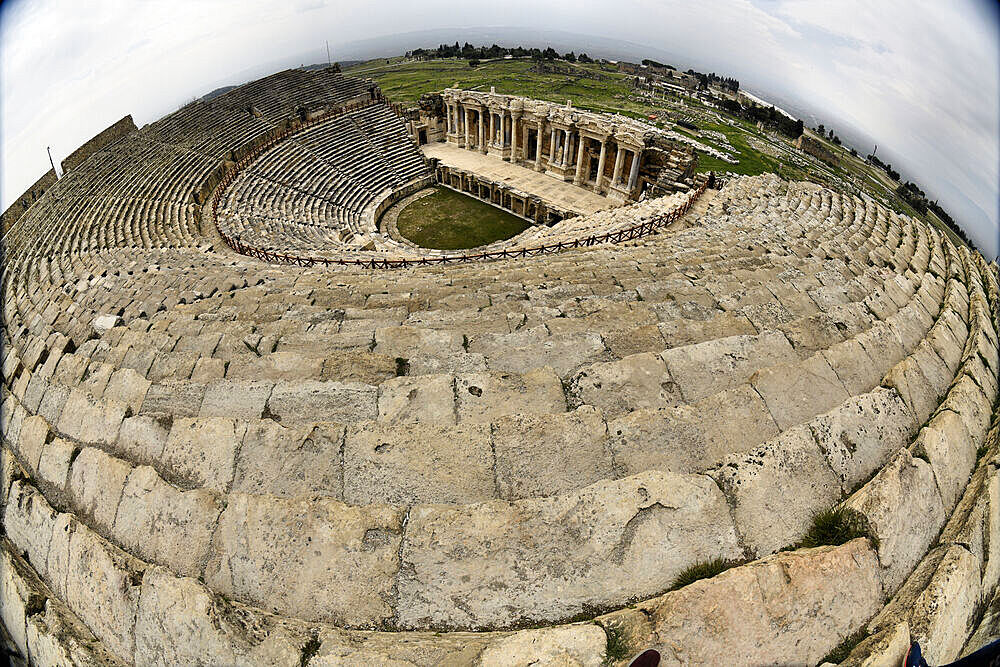 Ancient City of Hierapolis, Pamukkale, UNESCO World Heritage Site, Anatolia, Turkey, Asia Minor, Asia