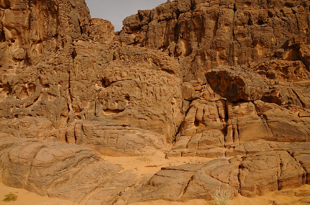 Bizarre world of strange rock formations of Meghedet (Magatgat) (Meggedet), Fezzan, Libya, North Africa, Africa