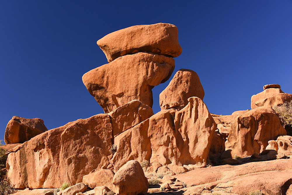 Rock formations around Tafraout, Morocco, North Africa, Africa