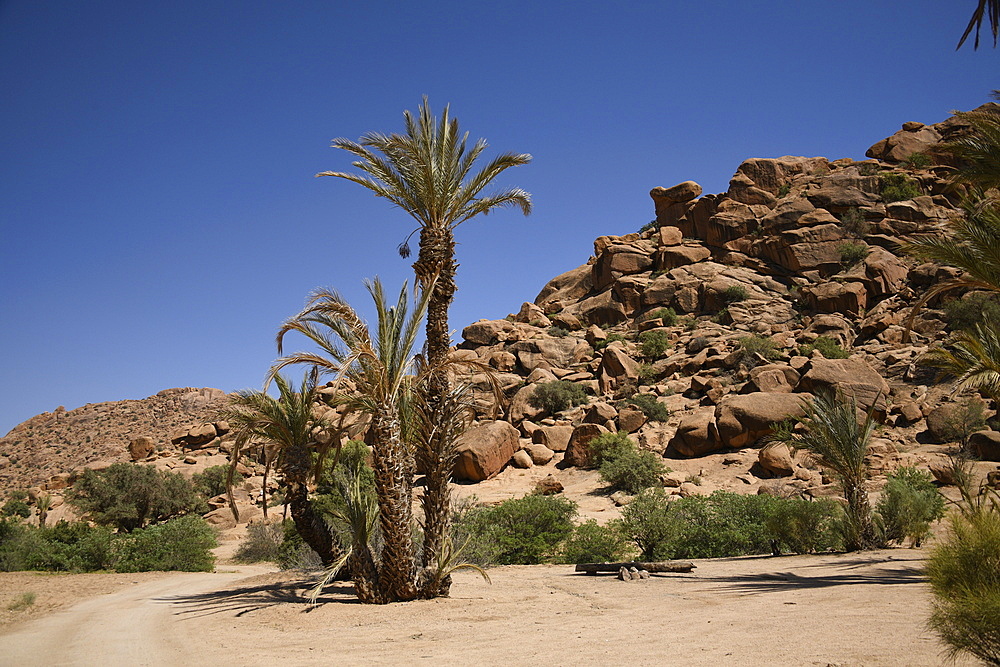 Rock formations around Tafraoute, Morocco