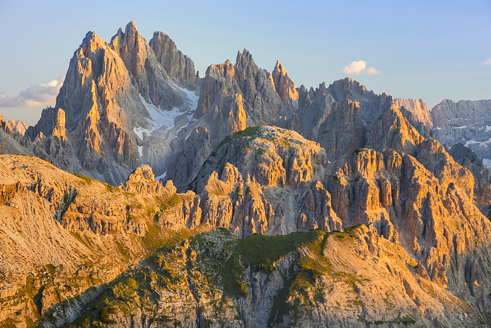 Cadini mountain group (Cima Cadin), Dolomites, UNESCO World Heritage Site, Veneto, Italy, Europe