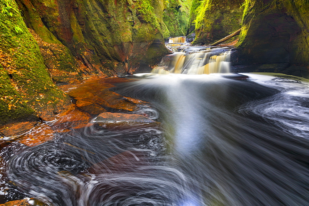 Gorge at The Devil's Pulpit, Finnich Glen, Stirlingshire, Scotland, United Kingdom, Europe