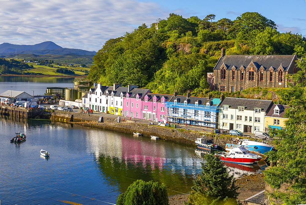 Portree Harbour, Isle of Skye, Inner Hebrides, Highlands and Islands, Scotland, United Kingdom, Europe