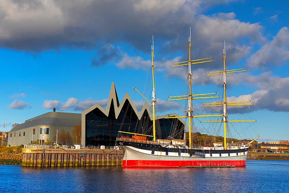 The Tall Ship Glenlee, Riverside Museum, River Clyde, Glasgow, Scotland, United Kingdom, Europe