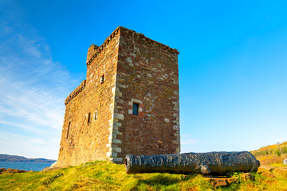 Portencross Castle, North Ayrshire, Scotland, United Kingdom, Europe